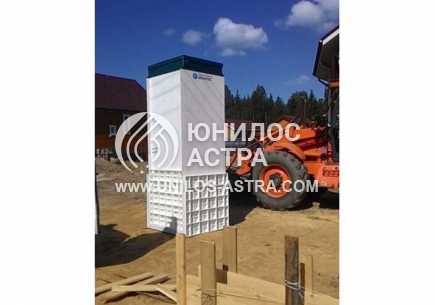 Работы по установке септика Астра 5 Лонг